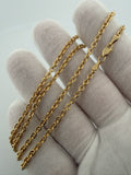 20" 14K Yellow Gold Fancy Cable 3mm 5.4g