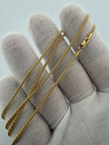 22" 14K Yellow Gold Bismark 2mm 4.5g