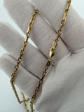 24" 3mm 14K yellow gold fancy anchor chain, 24.1g (pre-owned) – Ott Family Jewelry (8)