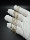 Pre-Owned 26" 14k Tri-Color Gold Figaro 4mm 13.0g