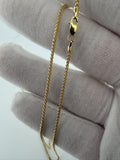 24" 14K Yellow Gold Franco 1.5mm 5.23g