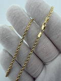 20" 14k Yellow Gold Rope 2.5mm 9.45g
