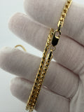 22" 14K Yellow Gold Franco 3mm 29.15g