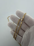 26" 10k Yellow Gold Rope 3mm 17.9g