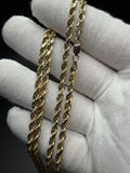 28" 10k Yellow Gold Rope 3.5mm 31.6g