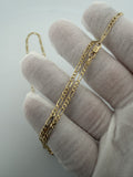 22 inch 2.5mm Figaro chain in 14K yellow gold, 5.22g, view 8 - Ott Family Jewelry