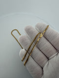 18" 10k Yellow Gold Cuban 2.5mm 8.73g