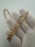24" 14k Yellow Gold Rope 4.5mm 12.0g