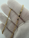 26" 10k Yellow Gold Rope 2.5mm 8.2g