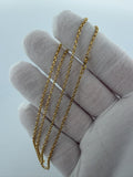 20" 14K Yellow Gold Rolo 2mm 2.0g