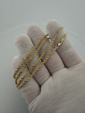 18" 14k Yellow Gold Rope 2.5mm 8.7g