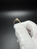 Size 7 10k Yellow Gold 1/4ctw VS/VVS Lab Diamond Fashion Ring 2.5g