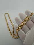 24" 14K Yellow Gold Cuban 5mm 45.65g