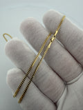 18" 14k Yellow Gold Cuban 1.75mm 4.4g