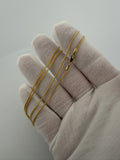 18" 14K Yellow Gold Franco 1.5mm 3.93g