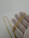 26" 10k Yellow Gold Cuban 3mm 15.6g