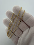 16" 14K Yellow Gold Rope 1.5mm 1.3g