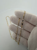 20" 2.5mm 14K yellow gold Figaro chain, 4.3g – Ott Family Jewelry (8)
