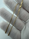 22" 10k Yellow Gold Franco 1mm 3.94g