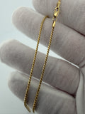 18" 14K Yellow Gold Franco 1.5mm 4.0g