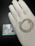 17" 14K Yellow Gold 5.22ctw E-F VS Lab Diamond Tennis EGL Certified – 2mm – 9.56g