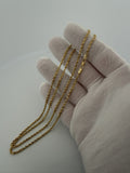 26" 2mm 14K yellow gold rope chain, 9.63g – Ott Family Jewelry (7)