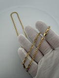 26" 14K Yellow Gold Heavy Fancy Anchor 3.5mm 19.44g