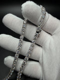16" 5mm silver moissanite tennis chain, 34ctw D VVS1, 27.5g – Ott Family Jewelry (8)