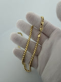 22" 3.5mm 14K yellow gold Franco chain, 48.2g – Ott Family Jewelry (8)