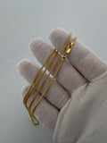 22" 14K Yellow Gold Franco 1.8mm 9.1g