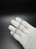 8" 4mm silver moissanite tennis bracelet, 14.09ctw D VVS1, 12.9g – Ott Family Jewelry (8)