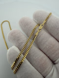 22" 2.5mm solid 10K yellow gold Cuban link chain, 9.05g – Ott Family Jewelry (8)