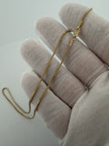 16" 14k Yellow Gold Franco 1.5mm 3.4g
