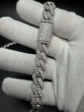 20" 12mm silver moissanite Cuban chain, 26.21ctw D VVS1, 109.4g – Ott Family Jewelry (8)