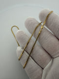 16" 10K Yellow Gold Cuban Chain 2mm 4.4g