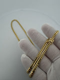 24" 14K Yellow Gold Cuban Chain 4mm 30.25g