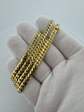 18" 10k Yellow Gold Cuban 5mm 31.53g