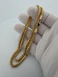 22" 14K Yellow Gold Franco 4mm 52.6g