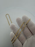 24" 14K Yellow Gold Rope Chain 2.5mm 11.4g
