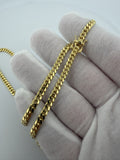 18" 14k Yellow Gold Cuban 4mm 22.65g