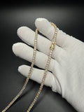 22" Silver 18ctw VS/VVS Lab Diamond Tennis Chain 3.5mm 32.8g