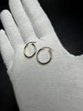 20mm x 2mm 14K yellow gold hoop earrings, 1.54g – Ott Family Jewelry (8)