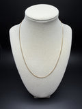 18" 14K Yellow Gold Box Chain 1mm 3.9g