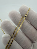 20" 14k Yellow Gold Cuban 1.75mm 4.9g