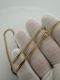 16" 3mm 14K yellow gold Cuban chain, 11.6g (pre-owned) – Ott Family Jewelry (8)