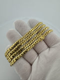 22" 10k Yellow Gold Cuban 5mm 38.4g