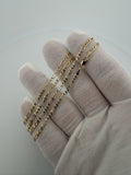 22 inch 2.5mm Figaro chain in 14K yellow gold, 4.7g, view 8 - Ott Family Jewelry