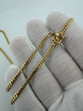 Pre-Owned 18" 14k Yellow Gold Cuban 3mm 14.2g