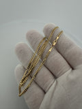 16" 14K Yellow Gold Curb 2.5mm 4.7g