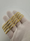 24" 14k Yellow Gold Cuban 4mm 30.0g